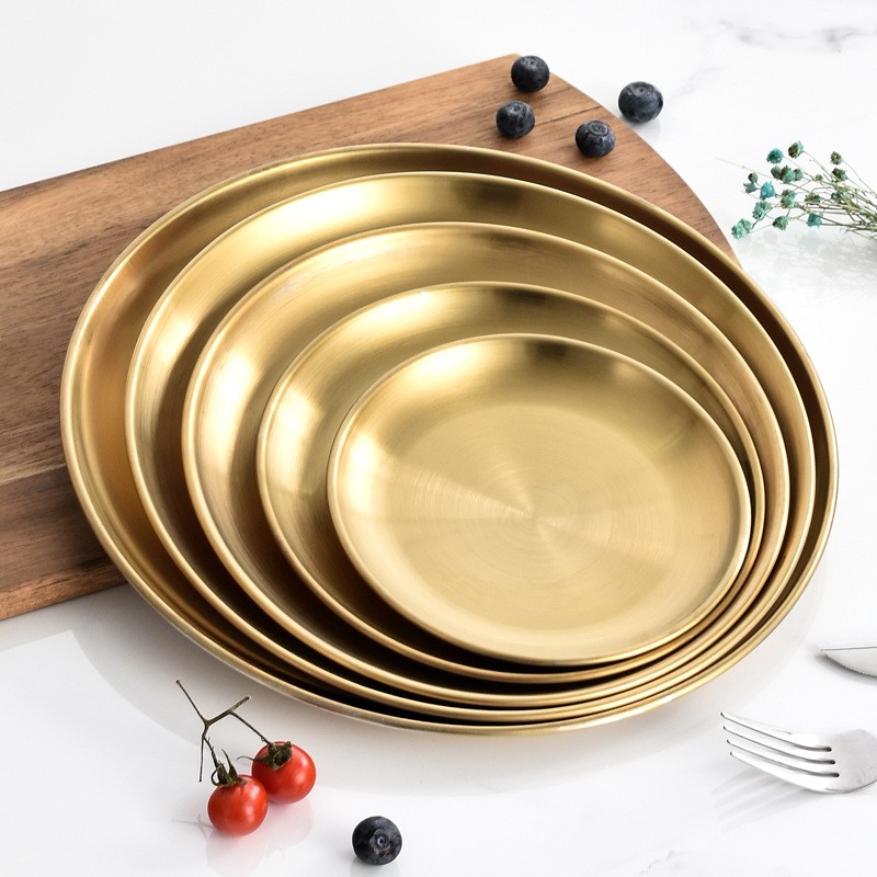 Serving Tray Manufacturer - Kitchen Round Tray Wedding Dinner Party