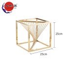 Dessert Rack Factory - Modern Decorative Golden Metal Cake Stand
