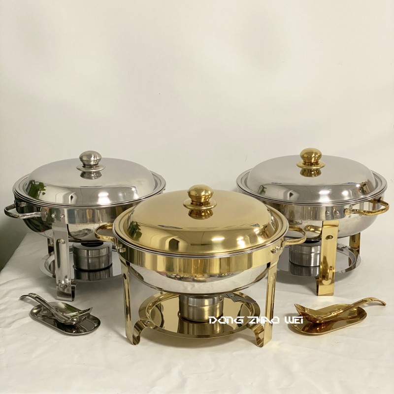 Chafing Dish Factory - Hot Selling Round Buffet Luxury Catering Set