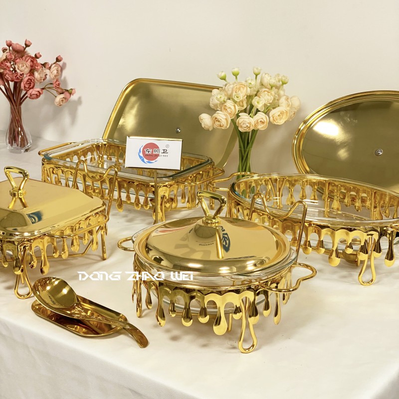 Chafing Dish Factory - New Arrivals Hotel Wedding Golden Stainless