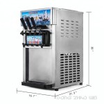 Ice Cream Machine Manufacturer - Factory Custom 3 Flavors Soft Serve