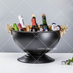 Beer Cooler Factory - Stainless Steel Camping Bar Ware 38cm Round