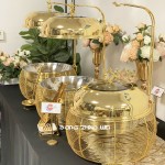 Food Server Manufacturer - Round Elegant Designer Chaffing Dish Lid