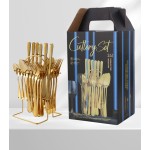 Flatware Set Factory - Amzn Top Seller 2025 Stainless Steel 24pc