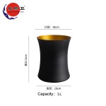 Ice Bucket Manufacturer - New Design Matte Texture Party Black