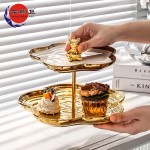 Dessert Plate Set Factory - Luxury Party Decorations 3 Tier Tray