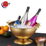 Ice Bucket Manufacturer - Customized Stainless Steel Golden Cooler