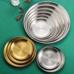 Serving Tray Manufacturer - Kitchen Round Tray Wedding Dinner Party