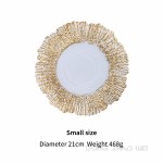 Glass Plate Manufacturer - Hotel Restaurant Gold Rimmed Dinner Plates