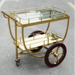 Restaurant Car Factory - Custom Two Shelves Stainless Steel Liquor