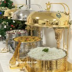 Chafing Dish Manufacturer - Wedding Catering Luxury Gold Chaffing