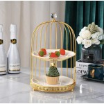 Bird Cage Stand Manufacturer - Golden Bird Cage Cake Serving Display