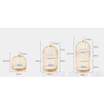 Bird Cage Stand Manufacturer - Golden Bird Cage Cake Serving Display