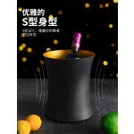 Ice Bucket Manufacturer - New Design Matte Texture Party Black