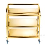 Service Trolley Manufacturer - Golden Arc 3 Layer Hotel Kitchen