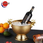 Ice Bucket Manufacturer - Customized Stainless Steel Golden Cooler