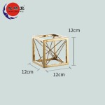 Metal Cake Stand Manufacturer - Factory Luxurious Decorative Golden