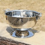 Beer Cooler Factory - Stainless Steel Camping Bar Ware 38cm Round