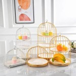 Bird Cage Stand Manufacturer - Golden Bird Cage Cake Serving Display