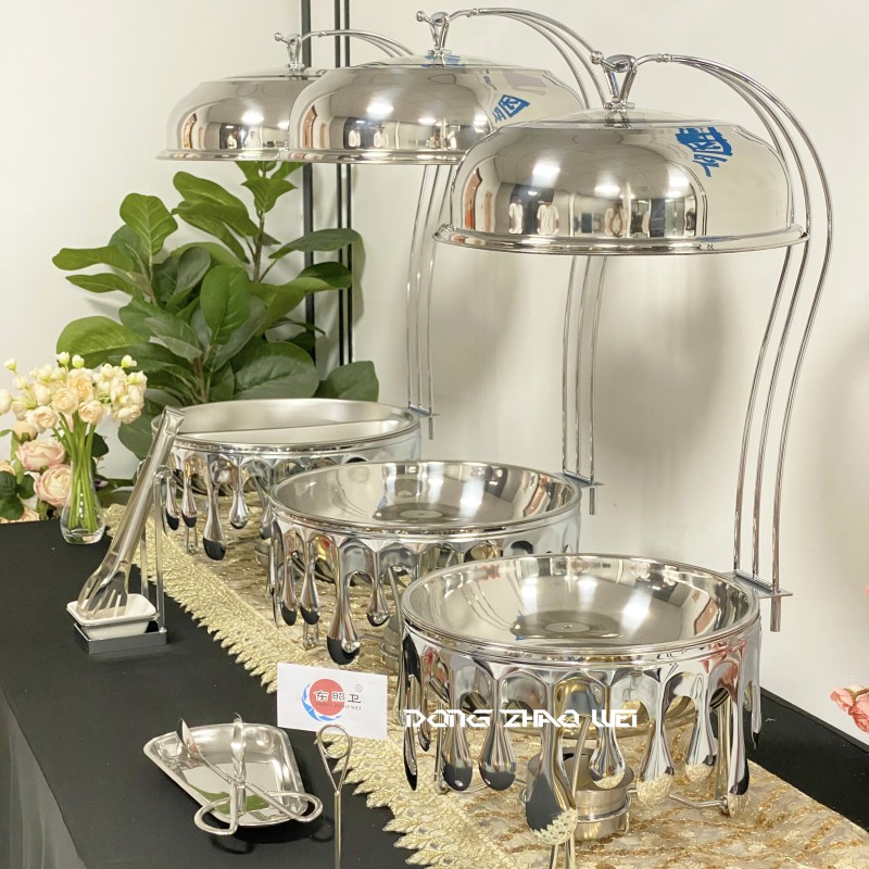Chafing Dish Manufacturer - Elegant Polished Melting Design New Style
