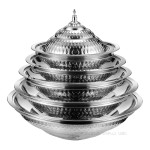 Buffet Plate Manufacturer - Hotel Buffet Gold Plated Chain Stainless