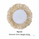 Glass Plate Manufacturer - Hotel Restaurant Gold Rimmed Dinner Plates