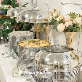 Chafing Dish Manufacturer - Wedding Catering Luxury Gold Chaffing