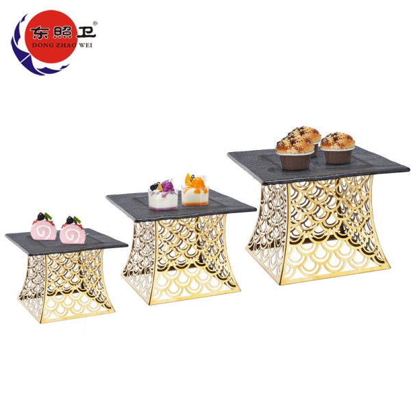Food Display Rack Manufacturer - Wedding Decor Metal Dessert Stand