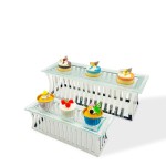 Glass Platter Manufacturer - Party Extra Large Serving Silver Catering