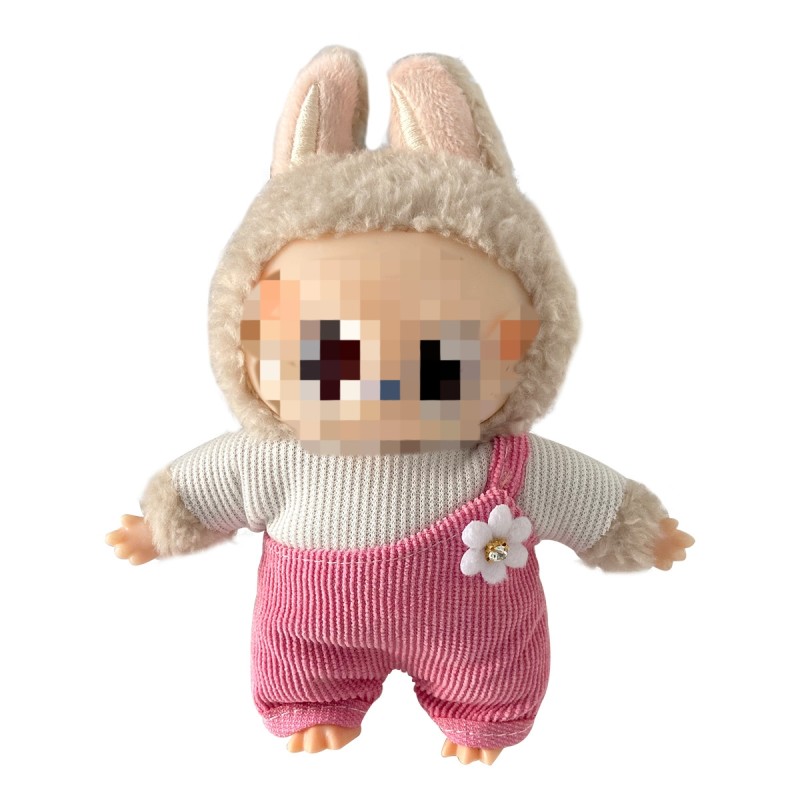 Rabbit Keychain Manufacturer - Custom Movable Ear PP Cotton Pendant