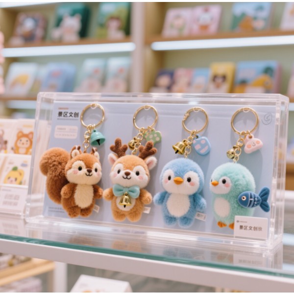 Plush Keychain Manufacturer - Custom Miniature Cultural Mascot