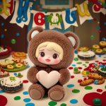 Eggshell Chick Doll Factory - Custom Plastic Plush Handmade Detail