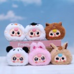 Puppy Keychain Manufacturer - Custom Graffiti Cotton Plush Pendant