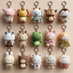 Rabbit Keychain Factory - OEM/ODM PVC Plush Couple Bag Charm