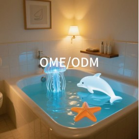 Light-Up Bath Toy Manufacturer - Custom Marine Creature Set