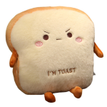 Toast Hand Warmer Pillow Supplier - Custom Wearable Plush Design