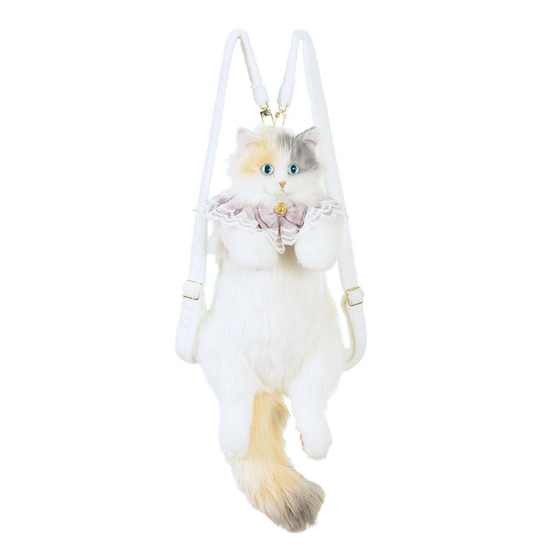 Girls Cat Plush Backpack Factory - OEM Custom Party Gift 14+