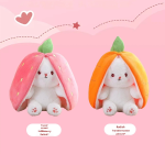 Strawberry Rabbit Toy Supplier - OEM Custom Transformed Bunny