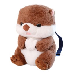 Otter Stuffed Backpack Supplier - OEM Custom School Bag Doll