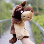 Plush Hand Puppet Bear Manufacturer - OEM Custom Crochet Glove Doll