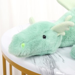 Snow Dragon AI Doll Manufacturer - OEM Custom Plush Dinosaur Pillow