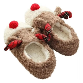 Christmas Plush Slippers Manufacturer - OEM Custom Animal Slippers