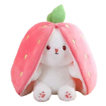 Strawberry Rabbit Toy Supplier - OEM Custom Transformed Bunny