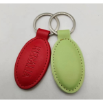 Leather Keychain Factory - OEM Custom Heart-shaped Pendant
