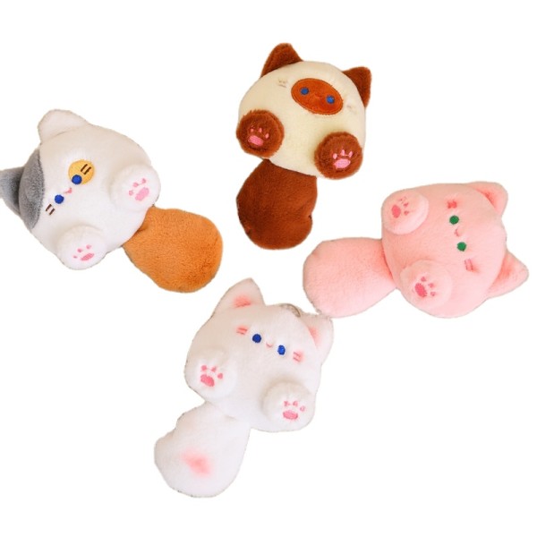 Cat Plush Keychain Factory - OEM Custom Couple Doll Pendant