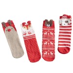 Christmas Socks Manufacturer - OEM Custom Cotton Anti-slip Sock