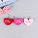 Heart Keychain Factory - OEM Custom Love Embroidered Plush
