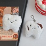 Plush Teeth Pendant Supplier - OEM Custom Cartoon Bag Charm