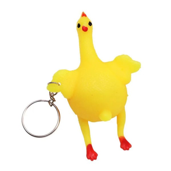 Plastic Toy Keychain Manufacturer - OEM Custom Vent Chicken Trick