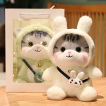Cat Doll with Tail Manufacturer - OEM Custom Big Face Plush Toy